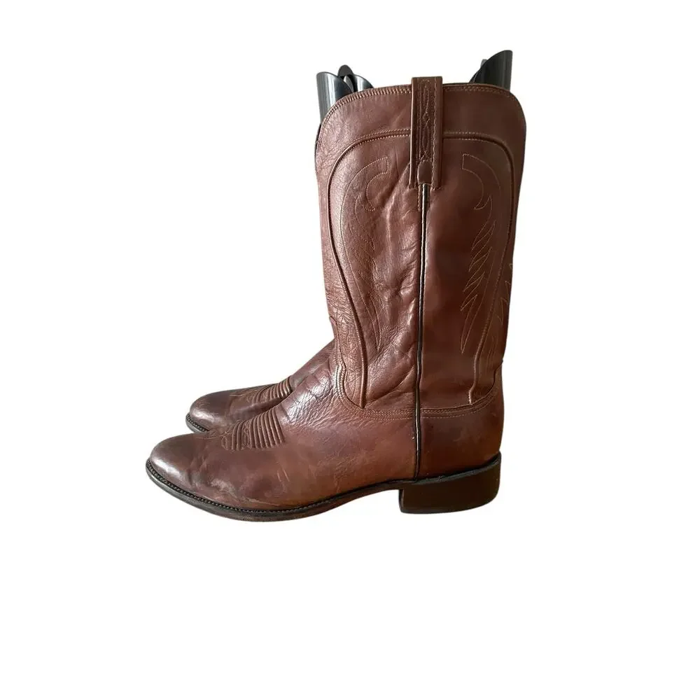 Lucchese Bart Western cowboy boots Size:14D